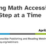 Making Math Accessible opening slide