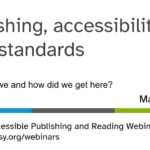 publishing, accessibility W3C standards title slide