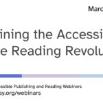 Title slide: Examining the accessible mobile reading revolution