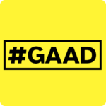 #GAAD icon