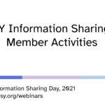 Cover slide Member Activities DAISY Information Sharing Day
