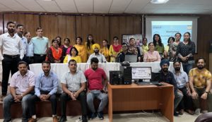 Photo of the training group in Dehradun, India