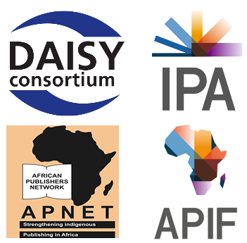 Logos of DAISY, IPA, APNET and APIF