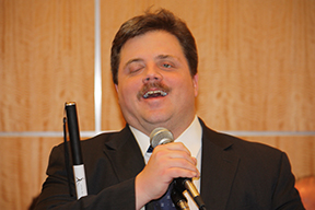 Photo of Scott LaBarre delivering a presentation
