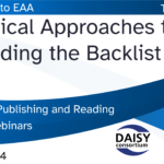 Technical Approaches to Upgrading the Backlist webinar title slide