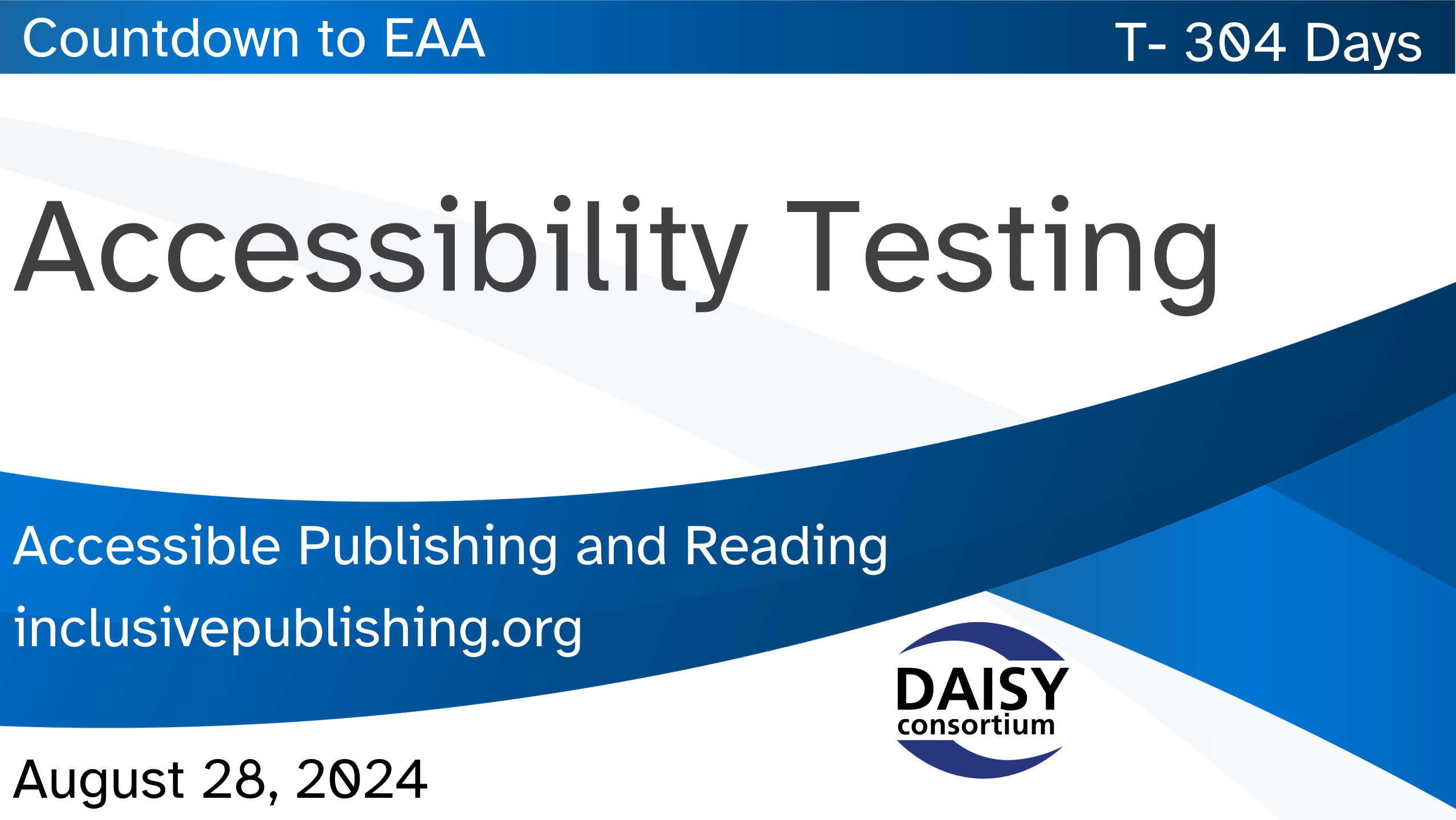 Accessibility Testing T-304 (W) - The DAISY Consortium