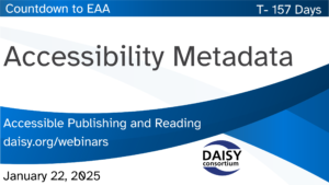 Accessibility Metadata title slide