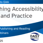Publishing Accessibility Policy and Practice title slide