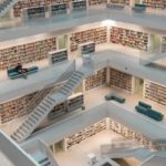 Photo of a large multi-level Library in Stuttgart